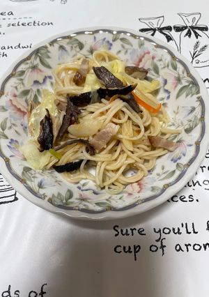和風パスタ【ゆる四毒抜き】覚書-レシピのメイン写真