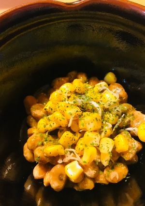 毎日の納豆●コーンのトッピング-レシピのメイン写真