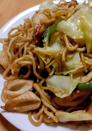 ちくわとキャベツのコク旨焼きそば🍳-レシピのメイン写真