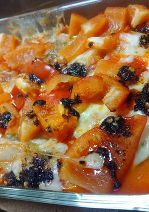 ピーナッツ餅の食べるラー油ピザ-レシピのメイン写真