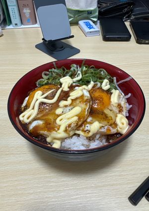 雑に作れる目玉焼き丼-レシピのメイン写真