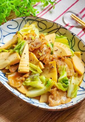 コクうま！豚バラキャベツの味噌バター炒め-レシピのメイン写真