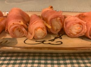 ブラックタイガーえびベーコン巻き焼き-レシピのメイン写真