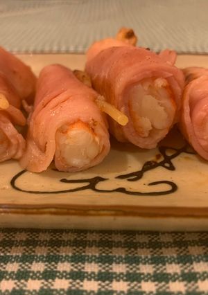 ブラックタイガーえびベーコン巻き焼き-レシピのメイン写真
