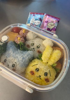 キャラ弁当（ちいかわ）-レシピのメイン写真