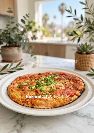 ふわっふわ♡長芋とお豆腐のお好み焼き♡-レシピのメイン写真