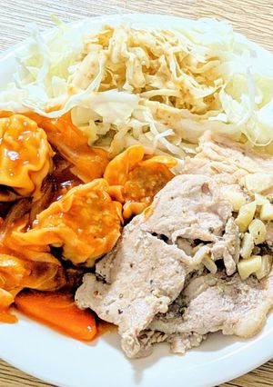 超やわらか〜い♡豚ガーリック蒸し焼き-レシピのメイン写真