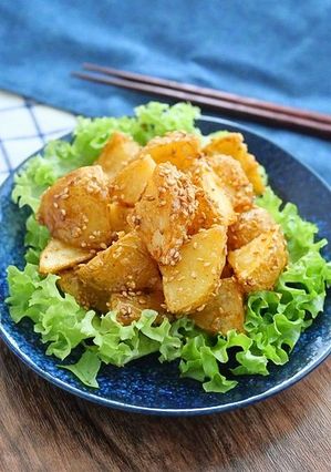 やみつきコロコロ甘辛ポテト-レシピのメイン写真