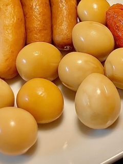 うずらの卵のピクルスで燻製!-レシピのメイン写真