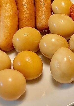 うずらの卵のピクルスで燻製！-レシピのメイン写真