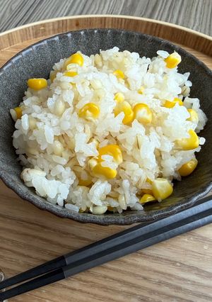 白だし香るもちもちとうもろこしご飯🌽-レシピのメイン写真