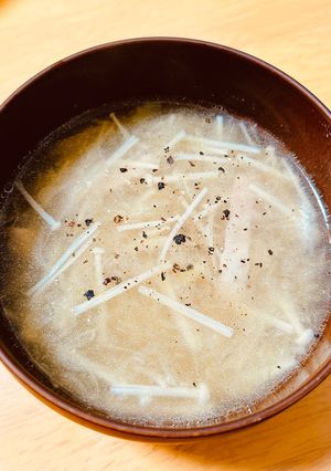 【簡単】キャベツの千切りパック救済スープ-レシピのメイン写真