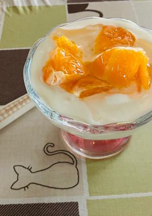 オレンジヨーグルト🍊-レシピのメイン写真
