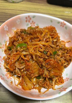 ひき肉の豚キム-レシピのメイン写真
