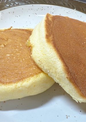 ふわふわカフェ風パンケーキ-レシピのメイン写真