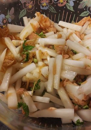 大根ツナ缶なめ茸サラダ-レシピのメイン写真
