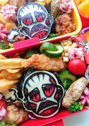 進撃の巨人超大型　キャラ弁-レシピのメイン写真