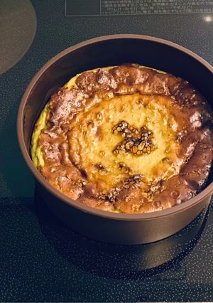 青汁ベイクドチーズケーキ-レシピのメイン写真
