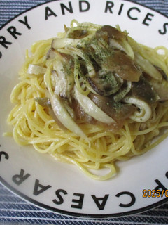 ワサビ入り昆布茶マヨ スパゲティ😋-レシピのメイン写真