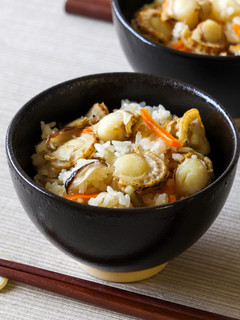 ベビーほたてと根菜の炊き込みご飯-レシピのメイン写真