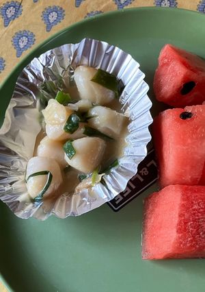 ホタテ小柱のカラシ酢味噌和え-レシピのメイン写真