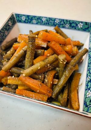 煮干しの旨みたっぷりきんぴらごぼう-レシピのメイン写真