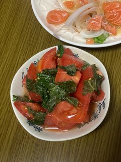 トマトと大葉のマリネ-レシピのメイン写真