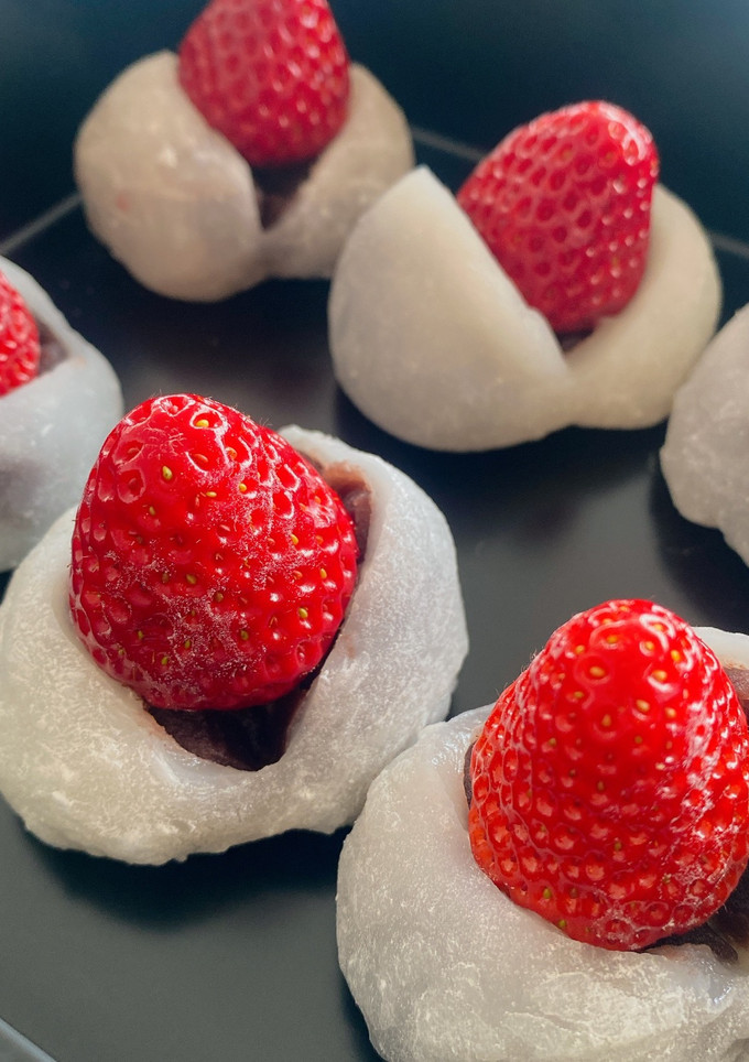レンジで作る簡単いちご大福🎵-レシピのメイン写真