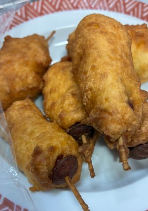 卵なし！強力粉でアメリカンドッグ-レシピのメイン写真