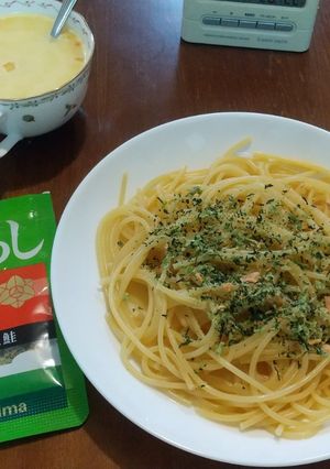 振り掛け 鮭ひろしパスタ-レシピのメイン写真