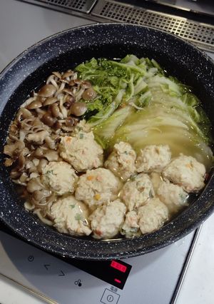 鶏肉団子と白菜のお鍋-レシピのメイン写真