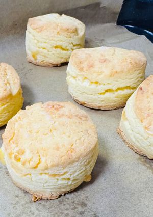 サクサクふわふわ米粉のチーズスコーン2-レシピのメイン写真