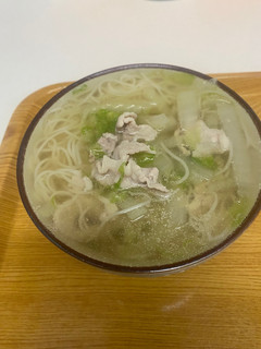白菜と豚肉で⭐︎あったか鶏塩味煮麺-レシピのメイン写真