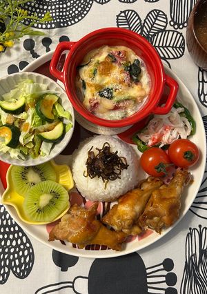 簡単！美味しい！サラスパベーコングラタン-レシピのメイン写真