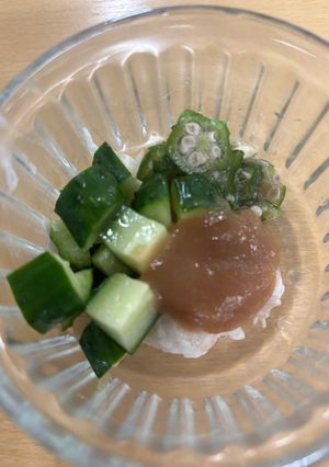 きゅうりとオクラの梅肉ポン酢-レシピのメイン写真