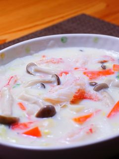 ズワイ蟹と白菜のクリーム煮-レシピのメイン写真