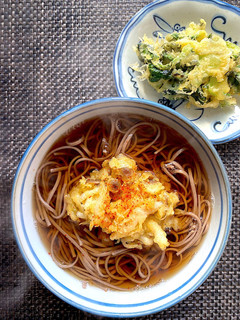 クミンでエスニック風かき揚げ蕎麦-レシピのメイン写真