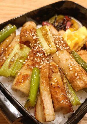 簡単！お弁当にも！ちくわとねぎの生姜入り甘辛炒め-レシピのメイン写真