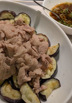 豚肉となすの香味だれ-レシピのメイン写真