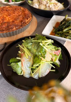 真鯛と三つ葉の和えもの-レシピのメイン写真