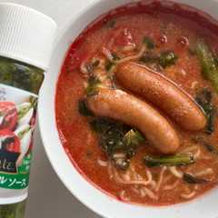 爆速 寝る前でも食べれる太陽のトマト麺風-レシピのメイン写真
