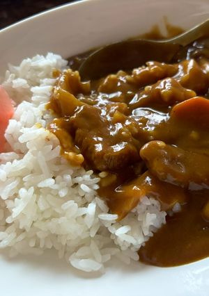 バーモントカレーで作る🍛カレーライス-レシピのメイン写真