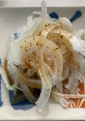 新玉ねぎでオニスラ-レシピのメイン写真
