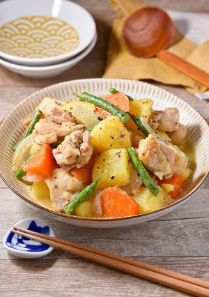 うま塩鶏肉じゃが-レシピのメイン写真