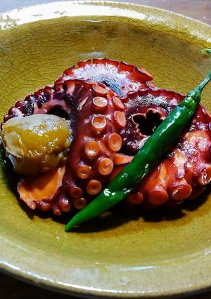 蛸の柔らか煮　梅酵母&炭酸水-レシピのメイン写真