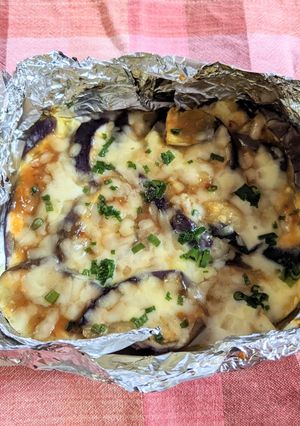 茄子の味噌チーズ焼き～♪♪-レシピのメイン写真