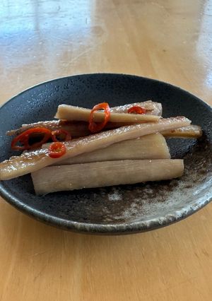ポリポリごぼうの南蛮醤油漬け-レシピのメイン写真