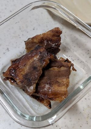 豚バラ焼肉用で作る！沖縄風三枚肉-レシピのメイン写真