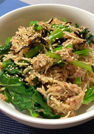 かき菜と切り干し大根の醤油麹和え-レシピのメイン写真