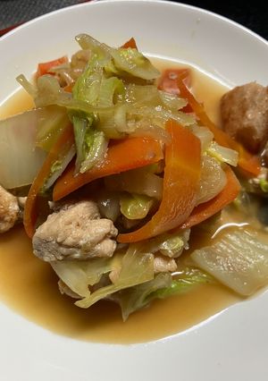 白菜と鶏肉の炒め物-レシピのメイン写真